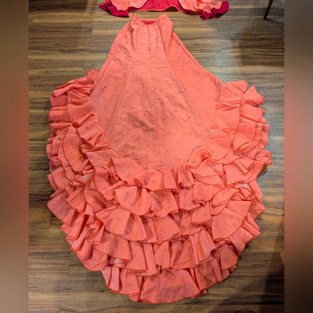 2-piece Bata De Cola Flamenco Skirt And Top